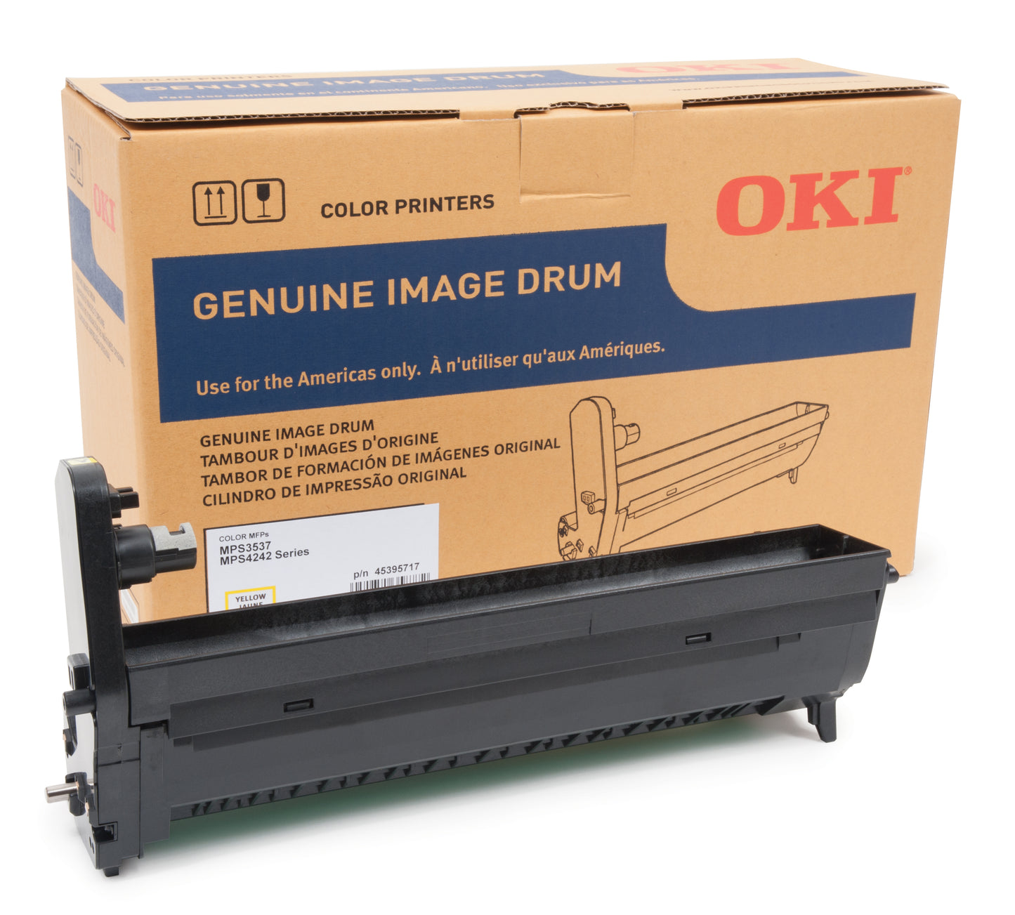 45395717 Okidata Genuine Yellow Image Drum MPS3537 MPS4242 Series