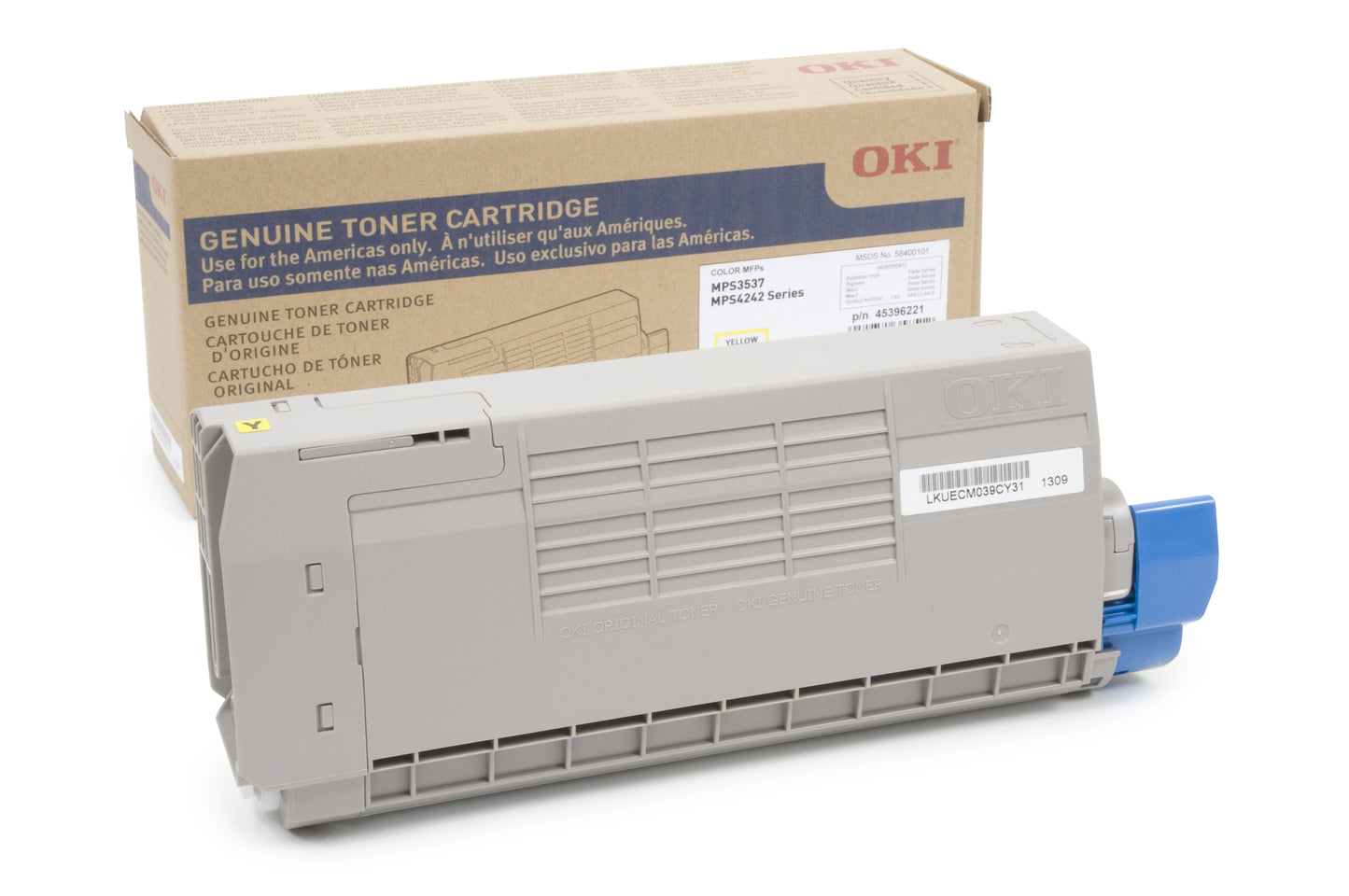 45396221 Okidata Genuine Yellow Toner MPS3537 MPS4242 Series