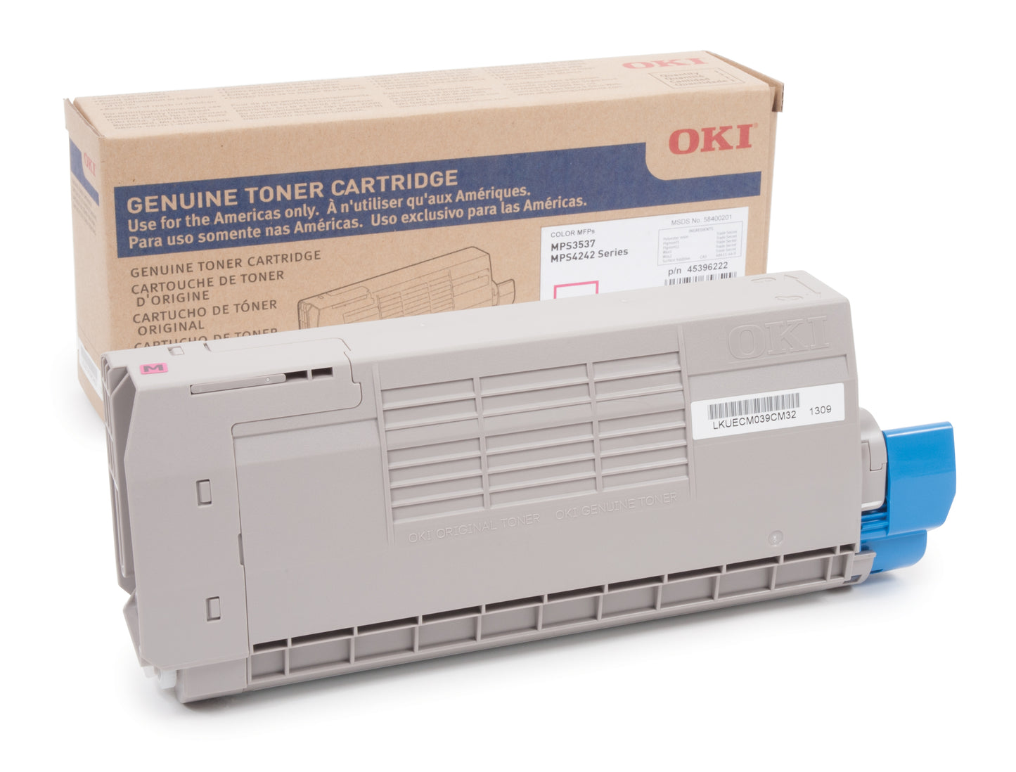 45396222 Okidata Genuine Magenta Toner MPS3537 MPS4242 Series