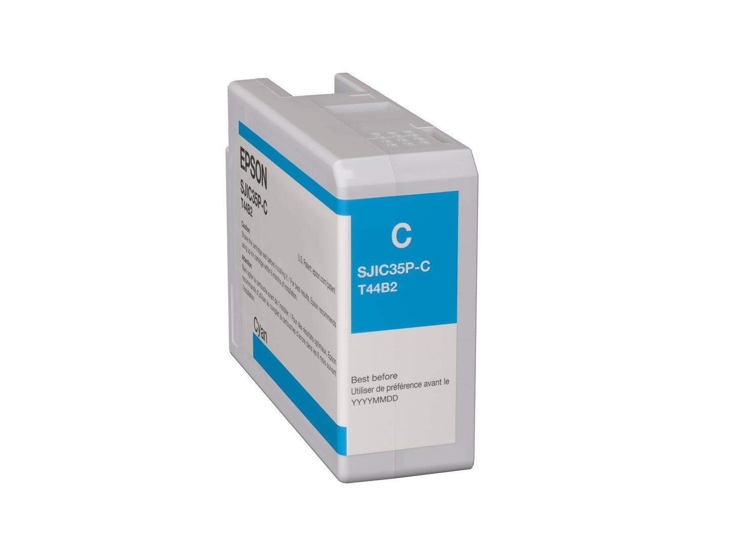 C13T44B220, SJIC35P-C Epson Cyan Ink Cartridge