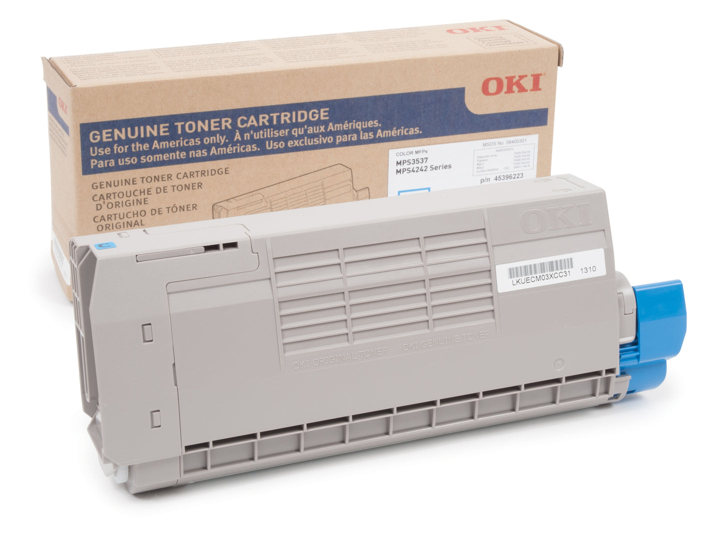 45396223 Okidata Genuine Cyan Toner MPS3537 MPS4242 Series