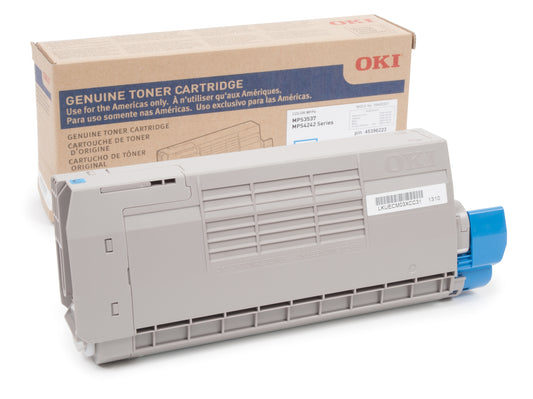 45396223 Okidata Genuine Cyan Toner MPS3537 MPS4242 Series